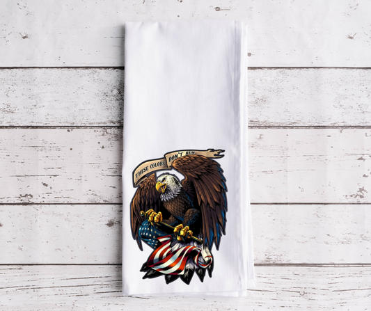 These Colors Don't Run Dish Towel